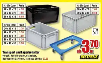 B1 Discount Baumarkt Transport- u. Lagerbehalter Angebot