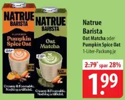 Famila Nord Ost Natrue Barista Oat Matcha oder Pumpkin Spice Oat Angebot