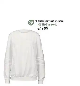 Tchibo Blusenshirt mit Stickerei Angebot