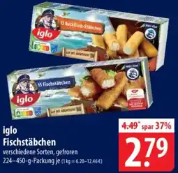 Famila Nord Ost iglo Fischstäbchen Angebot