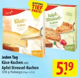 Famila Nord Ost Jeden Tag Käse-Kuchen oder Apfel-Streusel-Kuchen Angebot