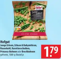 Famila Nord Ost Hofgut Junge Erbsen, Erbsen & Babymöhren, Rosenkohl, Karottenscheiben Angebot