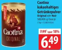 Famila Nord Ost Caotina kakaohaltiges Getränkepulver Angebot
