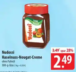 Famila Nord Ost Nudossi Haselnuss-Nougat-Creme Angebot