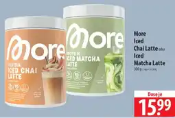 Famila Nord Ost More Chai Latte oder Iced Matcha Latte Angebot