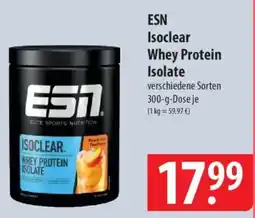 Famila Nord Ost ESN Isoclear Whey Protein Isolate Angebot
