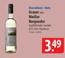 Famila Nord Ost Grauer oder Weißer Burgunder Angebot