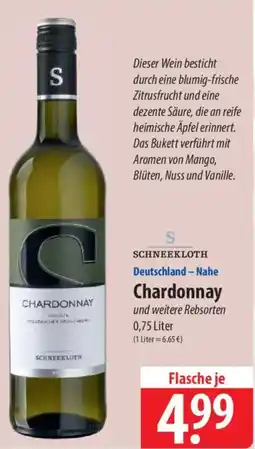 Famila Nord Ost SCHNEEKLOTH Chardonnay Angebot
