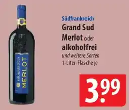 Famila Nord Ost Grand Sud Merlot oder alkoholfrei Angebot