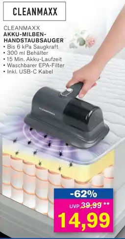 KODi CLEANMAXX AKKU-MILBEN- HANDSTAUBSAUGER Angebot