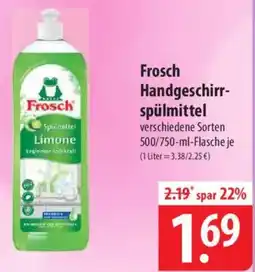Famila Nord Ost Frosch Handgeschirrspülmittel Angebot