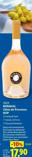 Lidl MIRAVAL Côtes de Provence AOP Angebot