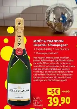 Lidl MOËT & CHANDON Imperial, Champagner Angebot