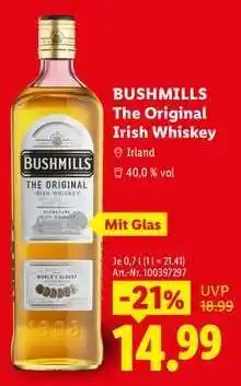 Lidl Bushmills The Original Irish Whiskey Angebot