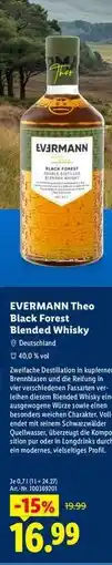 Lidl Evermann Theo Black Forest Blended Whisky Angebot