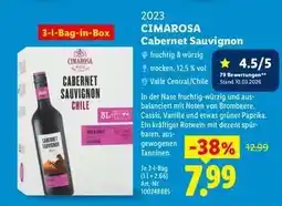 Lidl Cimarosa Cabernet Sauvignon Angebot