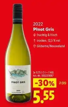 Lidl Pinot Gris Angebot