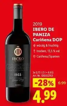 Lidl Ibero de Paniza Cariñena DOP Angebot
