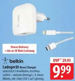 Famila Nord Ost belkin Ladegerät Boost Charger Angebot