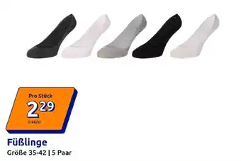 Action Füßlinge Angebot