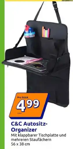 Action C&C Autositz- Organizer Angebot