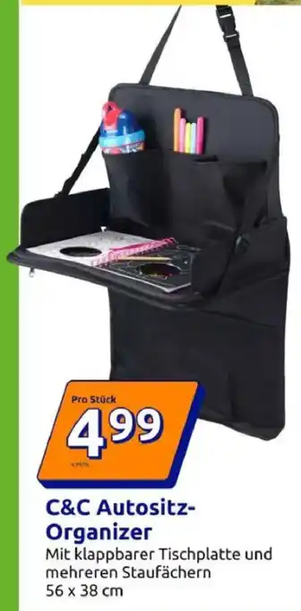 Action C&C Autositz- Organizer Angebot
