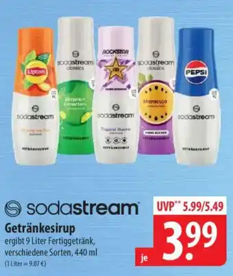 Famila Nord Ost sodastream Getränkesirup Angebot