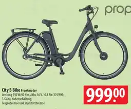 Famila Nord Ost prophete City E-Bike Frontmotor Angebot