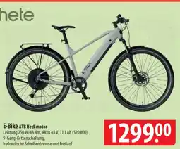 Famila Nord Ost prophete E-Bike ATB Heckmotor Angebot