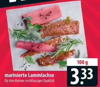 Famila Nord Ost marinierte Lammlachse Angebot