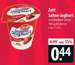 Famila Nord Ost Zott Sahne-Joghurt Angebot
