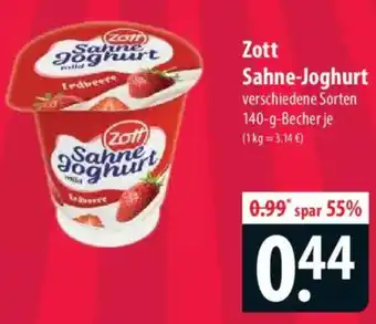 Famila Nord Ost Zott Sahne-Joghurt Angebot