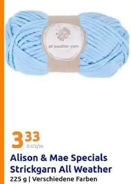 Action Alison & Mae Specials Strickgarn All Weather Angebot