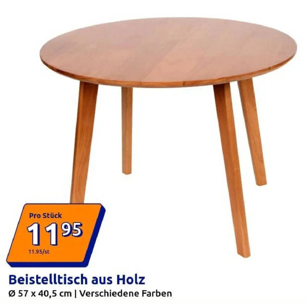Beistelltisch aus Holz Angebot bei Action