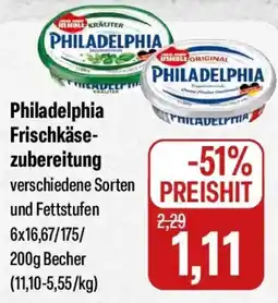 Feneberg Philadelphia Frischkäsezubereitung Angebot