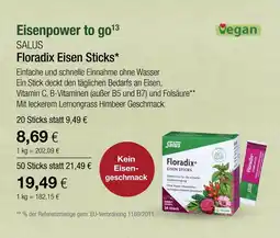 Vitalia Salus floradix eisen sticks Angebot