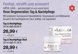 Vitalia Arya laya rose regeneration tag & nachtpflege Angebot