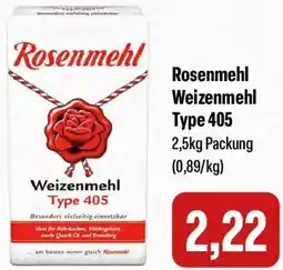 Feneberg Rosenmehl Weizenmehl Type 405 Angebot