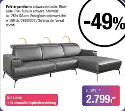 Opti Wohnwelt Polstergarnitur Angebot