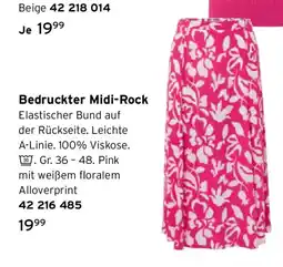 Tchibo Bedruckter Midi-Rock Angebot