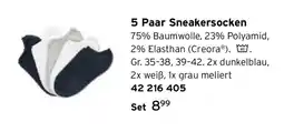 Tchibo 5 Paar Sneakersocken Angebot