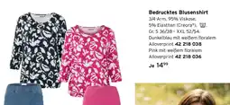 Tchibo Bedrucktes Blusenshirt 3/4-Arm. Angebot