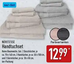 Aldi Nord NOVITESSE Handtuchset Angebot