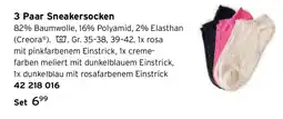 Tchibo 3 Paar Sneakersocken Angebot