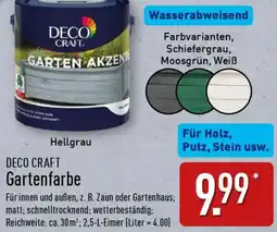 Aldi Nord DECO CRAFT Gartenfarbe Angebot