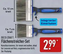 Aldi Nord DECO CRAFT Flächenstreicher-Set Angebot