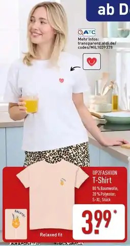 Aldi Nord UP2FASHION T-Shirt Angebot