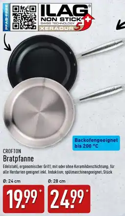 Aldi Nord CROFTON Bratpfanne Angebot
