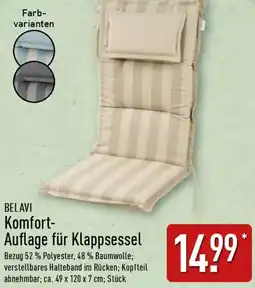 Aldi Nord BELAVI Komfort Auflage für Klappsessel Angebot