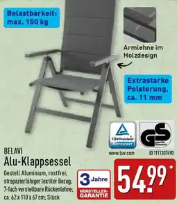 Aldi Nord BELAVI Alu-Klappsessel Angebot